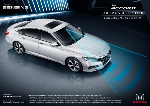 Dealer Honda Manado Awali Tahun 2022, Honda Lakukan Penyegaran New Honda Accord Dengan Kabin Yang Lebih Nyaman dan Premium